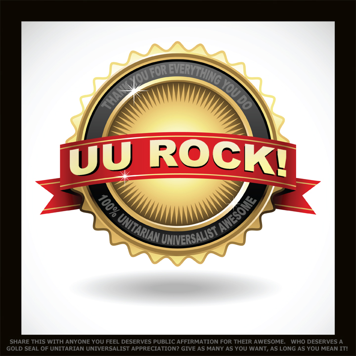 UU GOLD SEAL OF AWESOME APPRECIATION